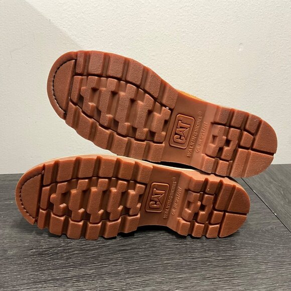 Caterpillar Mens Corduroy Lace-Up Ankle Boots Size 9 Rugged Durable Sole - Picture 15 of 15